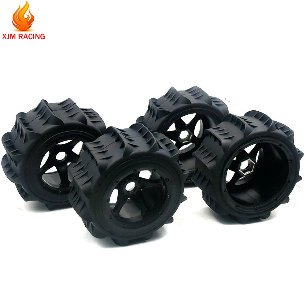 Sand Buster Tyres Paddle Wheel Tires (front and Rear Same) for 1/5 Hpi Rovan Km Baja Arrma Kraton 8s Losi DBXL-E 2.0 truck parts