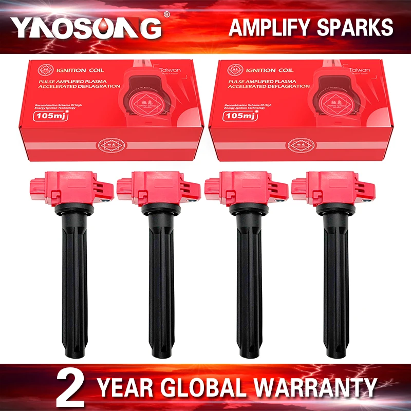 

4x Ignition Coil for Mitsubishi Outlander 2.4L 2014 2015 2016 2017 UF814 1832A062