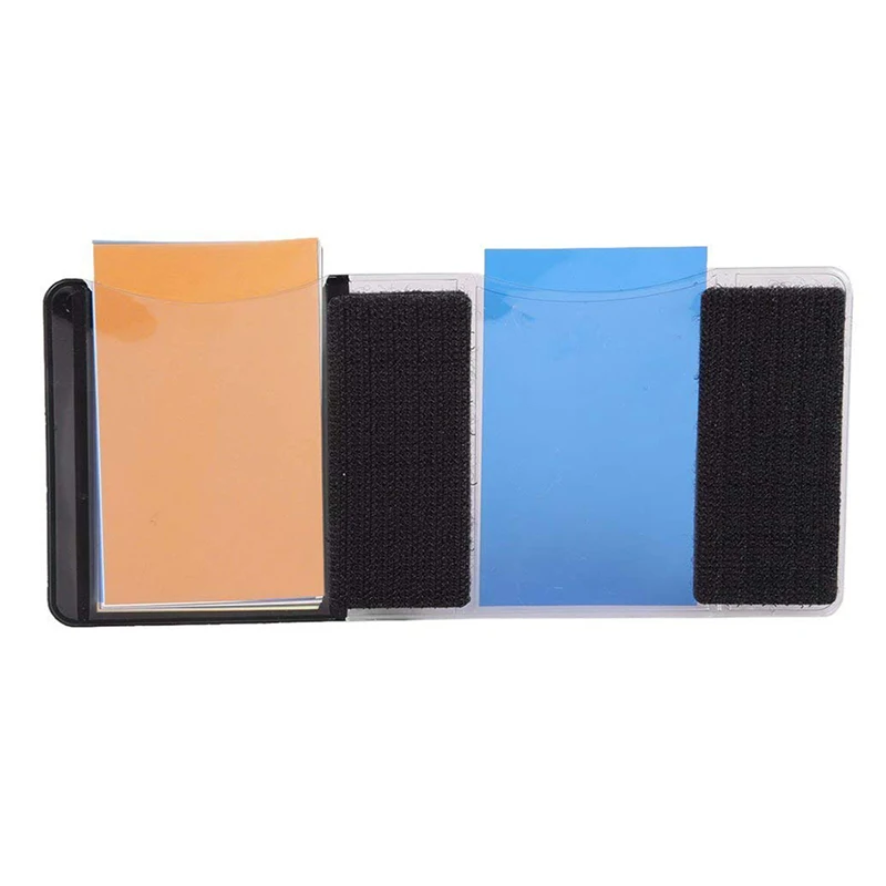 12色一眼レフカメラフラッシュ拡散ゲルフィルター透明色バランス照明用フォトスタジオアクセサリー