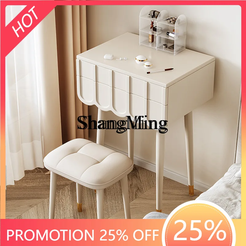 

FG good-looking flip dresser bedroom modern simple small apartment solid wood dresser makeup table