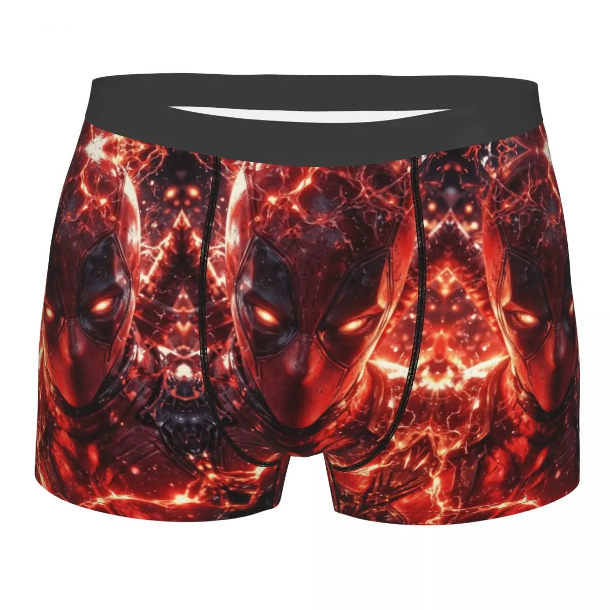

Custom Deadpool Underwear Men Stretch Cool Superhero Boxer Briefs Shorts Panties Soft Underpants For Homme