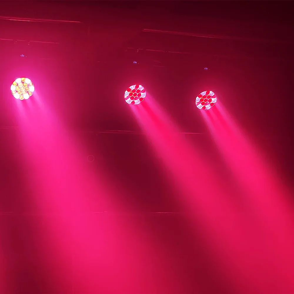 19x15W RGBW 4in1 Beam Wash Zoom Circle Control Светодиодный светильник с подвижной головкой Профессиональная машина DMX512 DJ Bar Эффект сценических огней