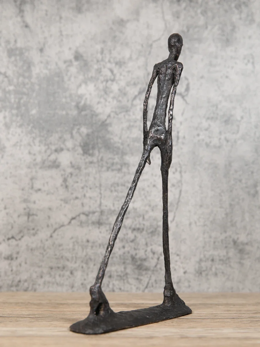MGT Giacometti Bronze Sculpture Abstract Home Decoration Accessories Walking Statue Home Decoration  Modern Simple Walker