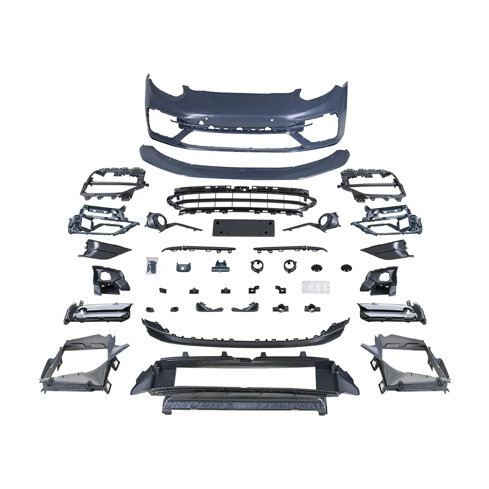 

Suitable for The front bumper assembly of the new 971TURBOS from the 10th to 16th models of the Panamera 970 includes daytime ru