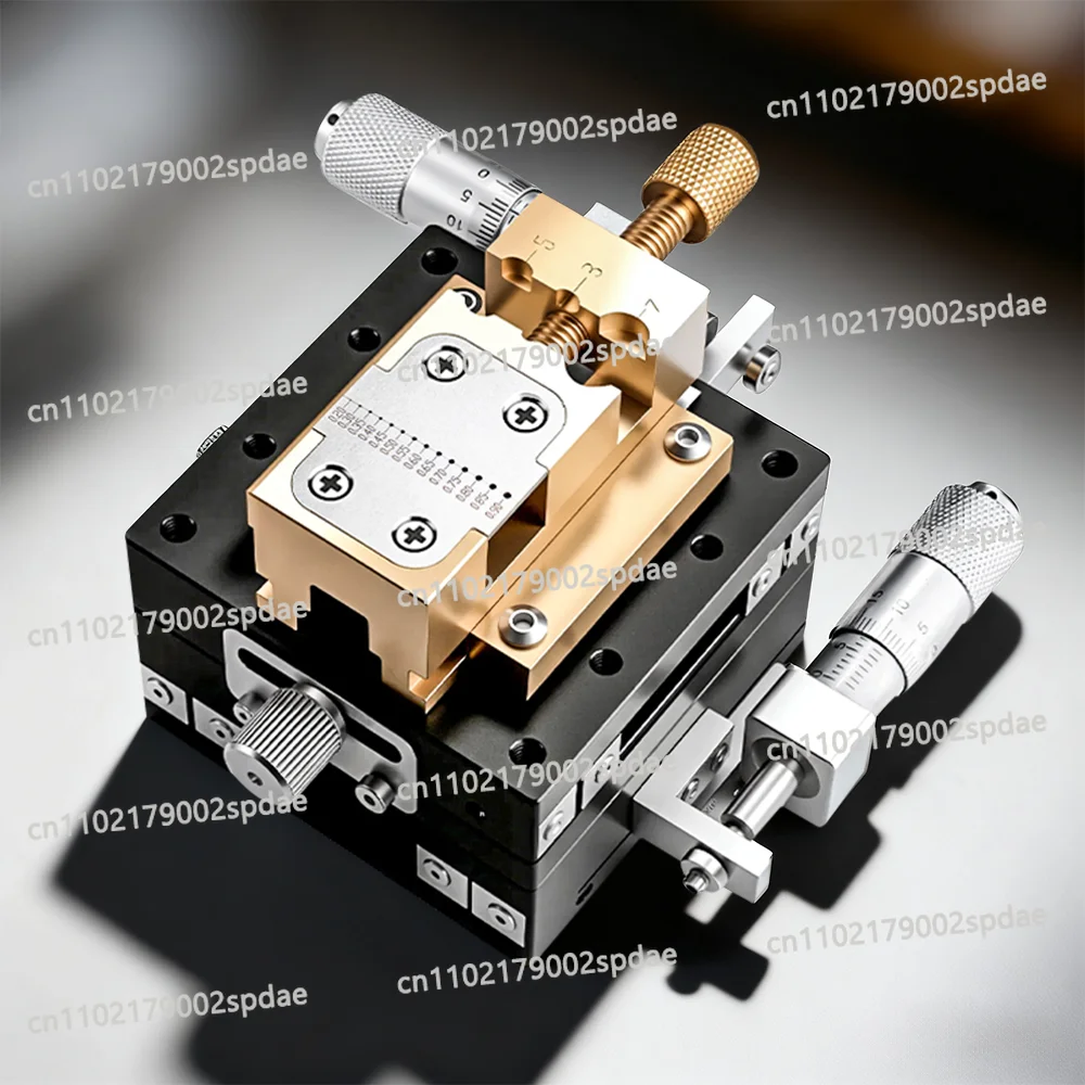Manual Linear Stage Fine Adjustment Precision Displacement Platform 0.01mm Minimum Scale Accuracy