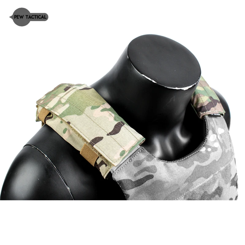PEW TACTICAL Universal Shoulder Pad Tactical Vest Built-in High Cushioning Shoulder Pad UA33