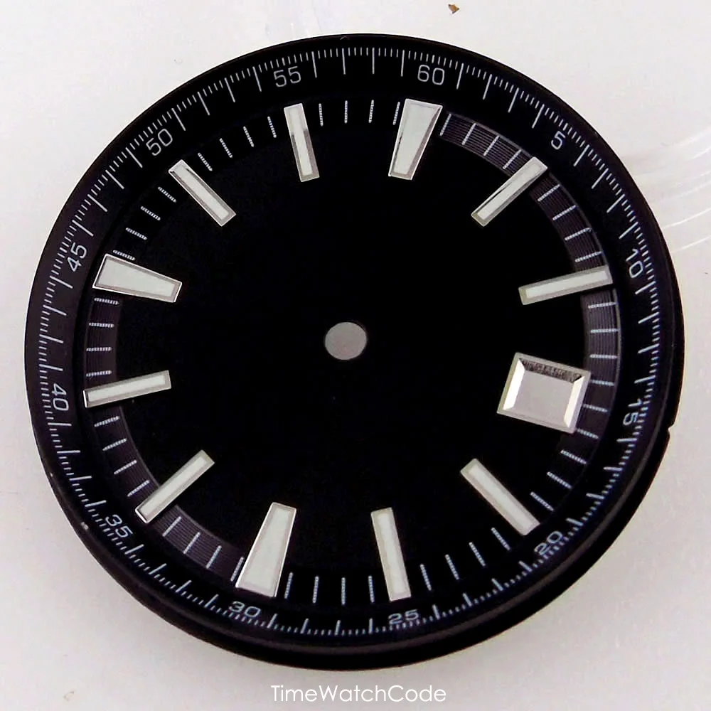 33mm Luminous Watch Dial for Overseas Men Watch Modified Accessories Fit for NH35 NH36 NH38 4R35 4R36 Automatic Movement