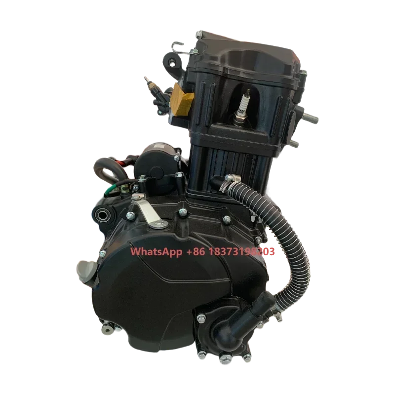 200cc 4-Stroke Water-Cooled Motorcycle Engine, High-Quality Complete Motor for Tricycle and Motorcycle Use