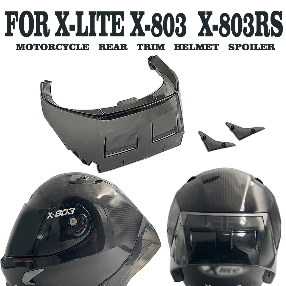 X803 สำหรับหมวกกันน็อค ดีไซน์ตกแต่งหลัง พร้อมชิ้นส่วนเสริม สำหรับรถจักรยานยนต์ รุ่น X-Lite X-803 / X-803RS – รีวิวจริงจากผู้ใช้งาน