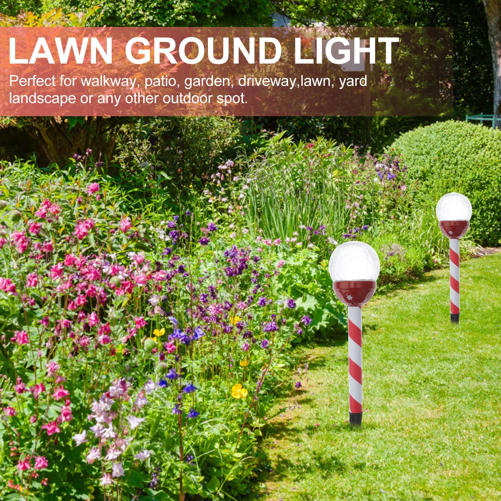 4 قطعة تعمل بالطاقة الشمسية LED أضواء الحديقة مقاوم للماء حصة جبل مصباح الحديقة للممر درب ساحة عيد الميلاد الإضاءة الزخرفية #1