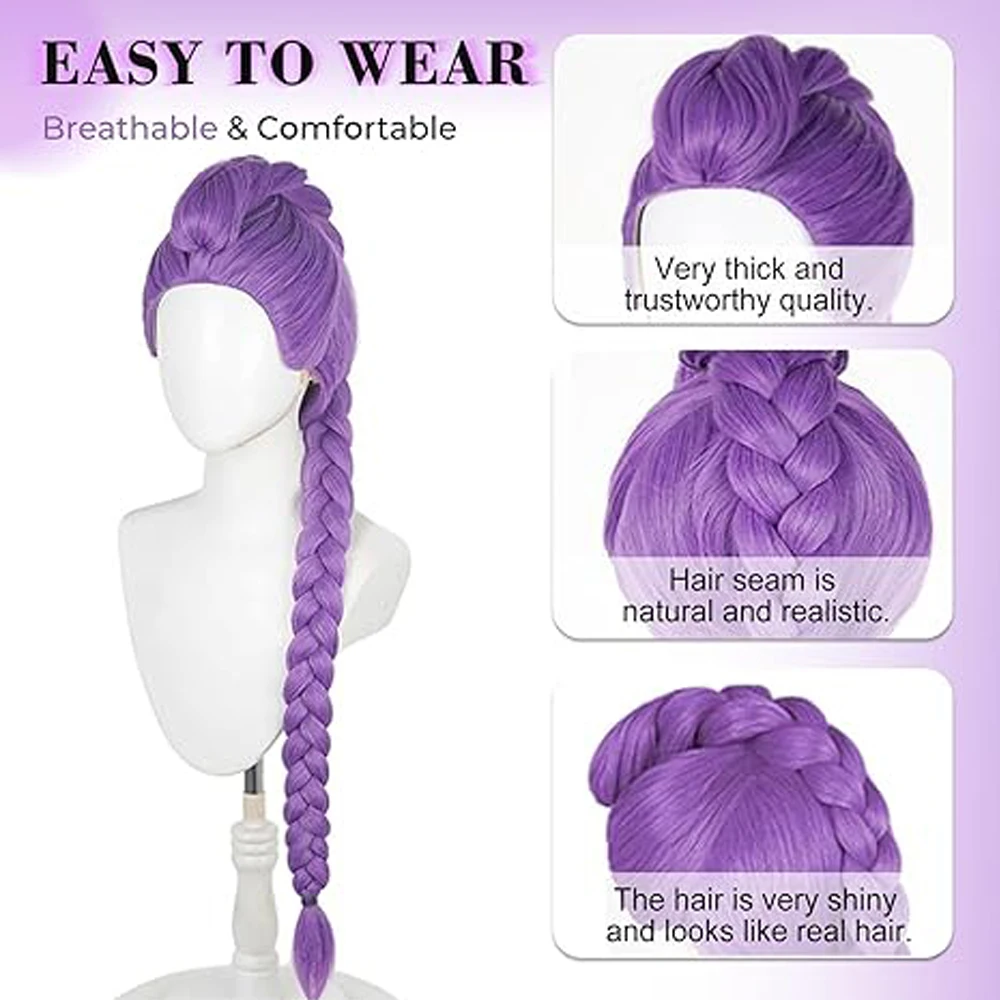 "Ensemble de perruques de cosplay d'anime – Styles vibrants pour les amateurs de cosplay"