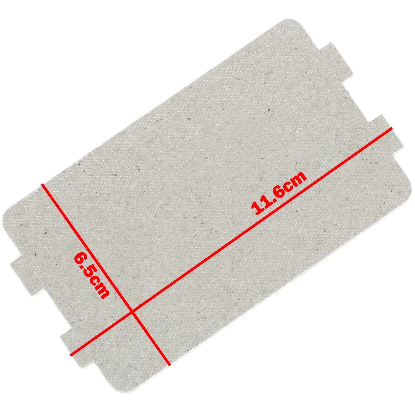 

1pc 11.6x6.5cm Mica Plate Waveguide Cover Sheet Plates For Electric Hair-dryer Toaster Microwave Oven Warmer Kitchen Appliance