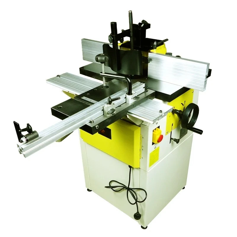 Multifunctional Industrial Woodworking Spindle Router - Tabletop Single Spindle Carving Grooving Edge Trimming Machine