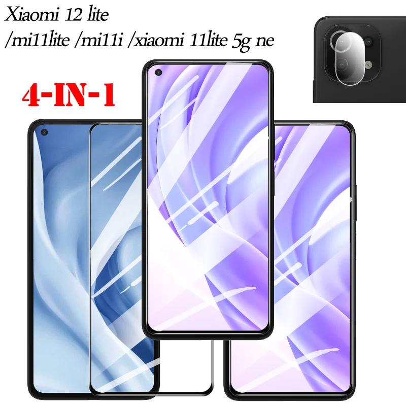 

mi12 lite Accessories 12lite tempered glass for xiaomi 12 lite verre trempe xiaomi mi 11i mi11i mi 11 lite 5g ne xiaomi 12 lite 5g screen protector