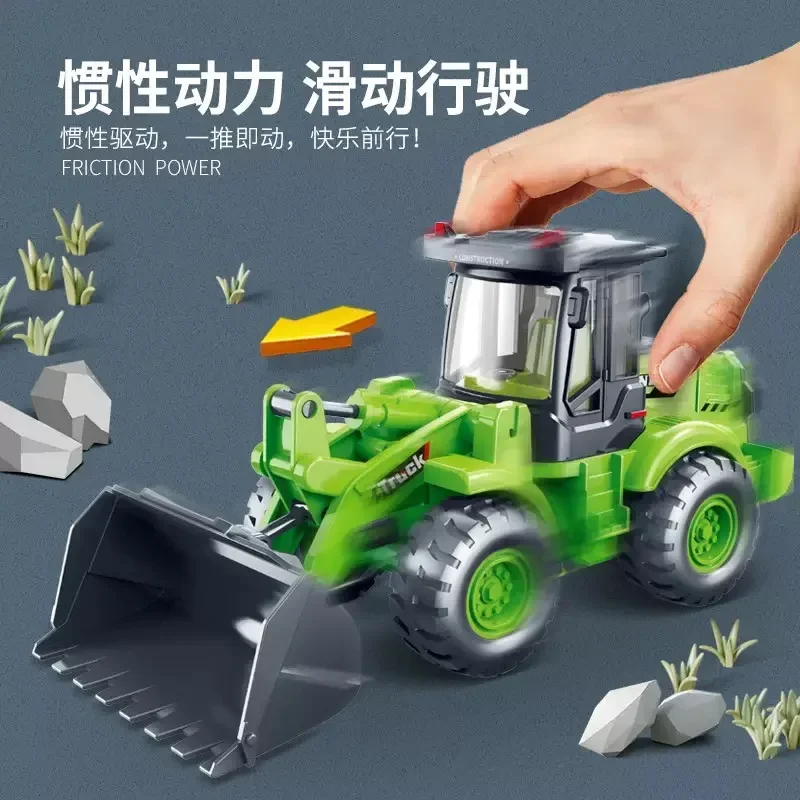 لعبة هندسية محاكاة القصور الذاتي للأطفال نموذج سيارات هدايا لرياض الأطفال عبر الحدود مجموعات اللعب التعليمية