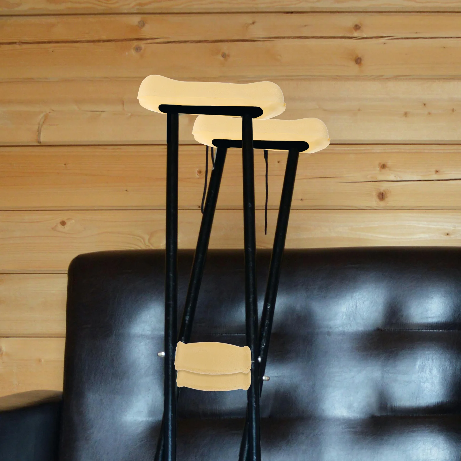 

6Pcs Rubber Crutch Tips Replacement Pads Non Slip for Underarm Single Double Crutches Hiking Outdoor Walking Sticks