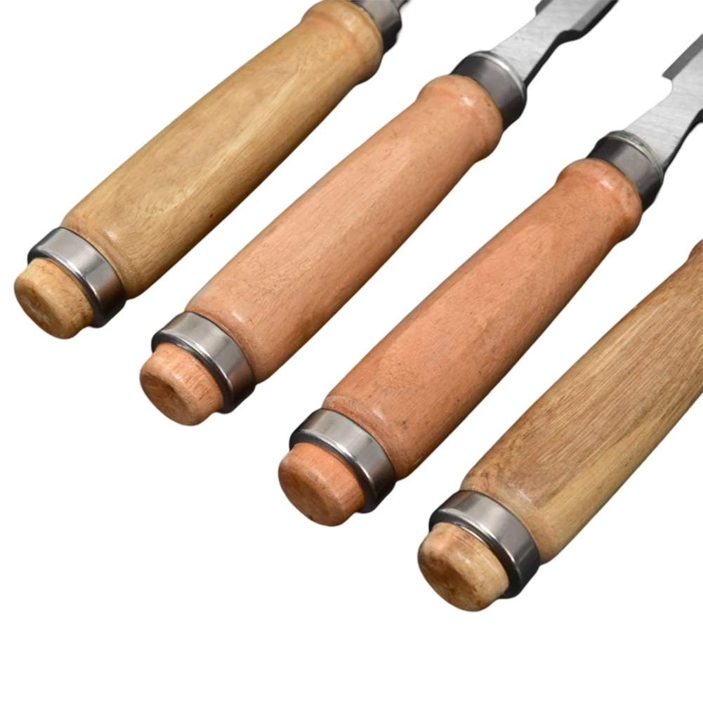 4Pcs Carving Chisel Wood Chisels Set Professional Woodworking Gouge Curved Chisel For Carpentry Sculpture Carve Craft Chisel