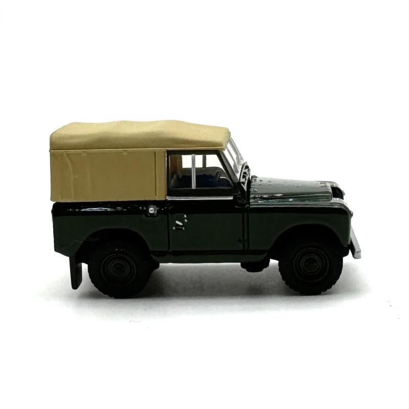 1:76 Scale Diecast Alloy Land Rover II Military Off Road Vehicle 1948 Toys Car Model Classics Adult Gift Souvenir Static Display