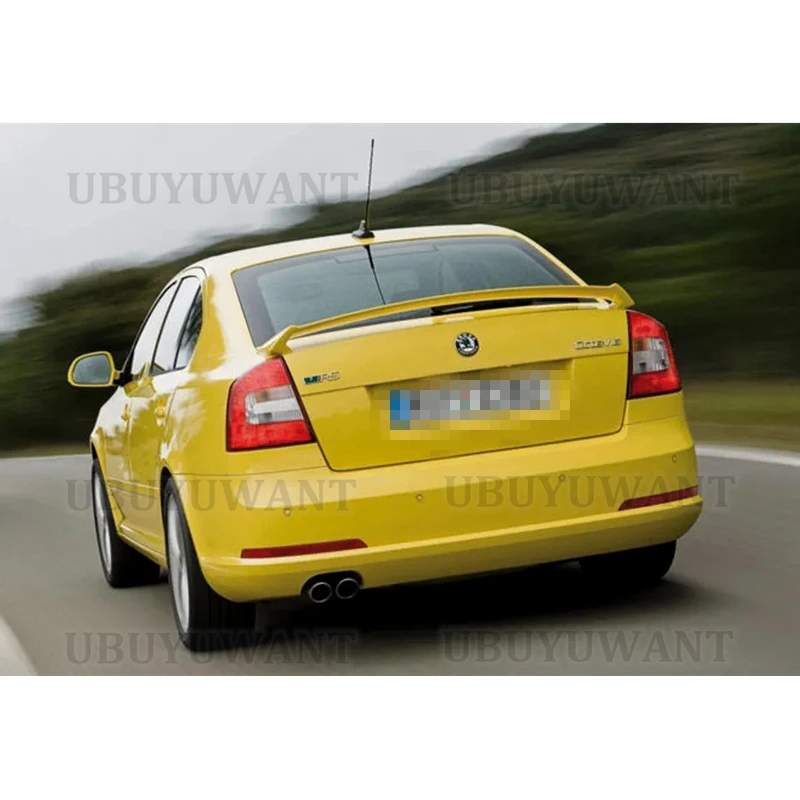 For Skoda Octavia Spoiler RS Style 2008 2009 2010 2011 2012 High Quality ABS Material Car Rear Wing Primer Color Rear Spoiler