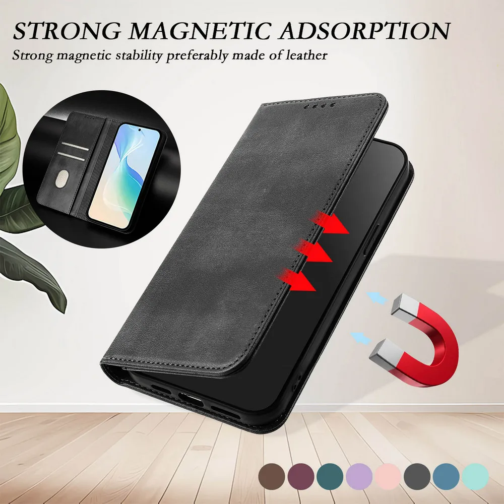 Magnetic Leather Wa…