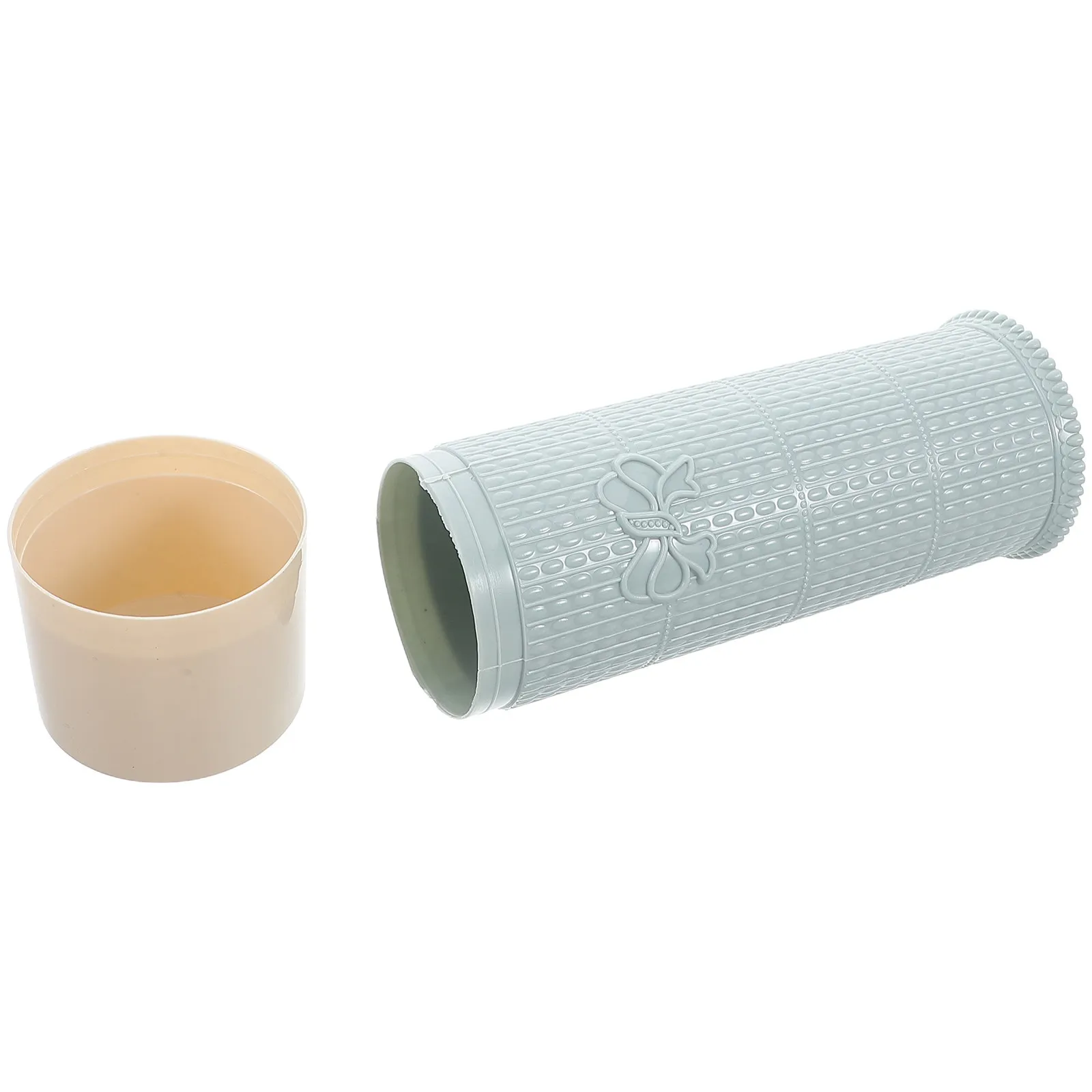 Estuche portátil para cepillo de dientes de viaje, con tapa de plástico, organizador de cepillos de dientes para baño, kit de uso diario, estuche de viaje