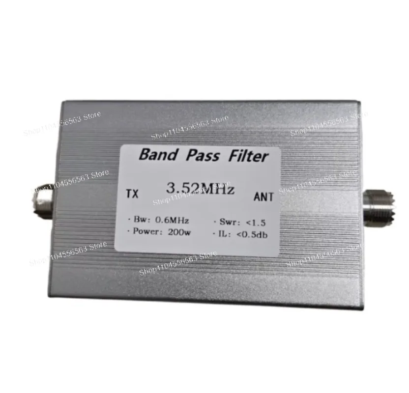 3.52MHz 80m Band Band Pass Filter BPF Anti-jamming To Improve Sensitivity 200w