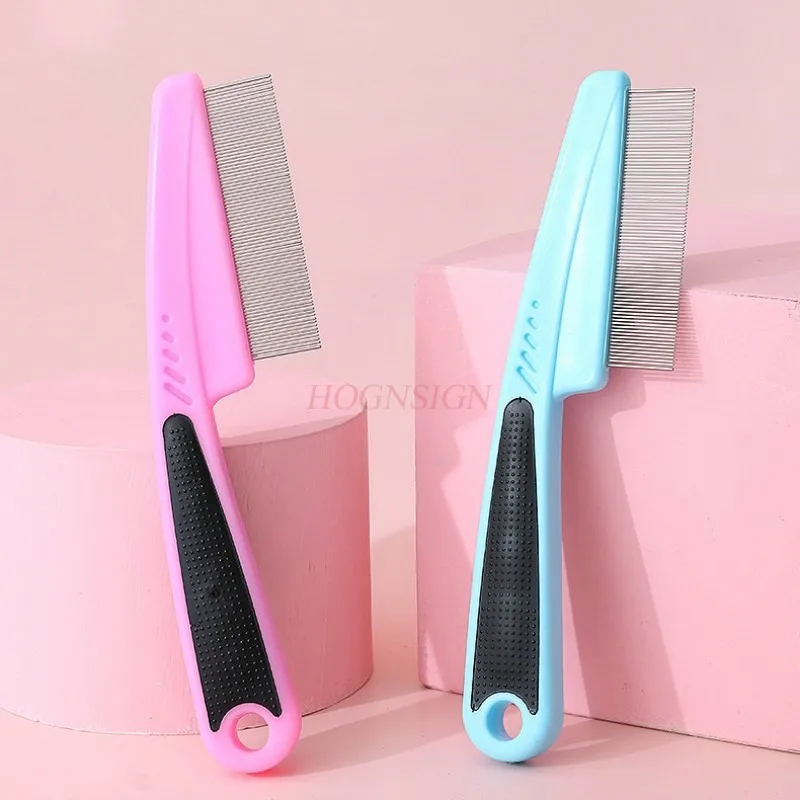 

Stainless Steel Fine Tooth Comb Dandruff Comb, Professional Fine Tooth Hair Comb for Kids and Adults