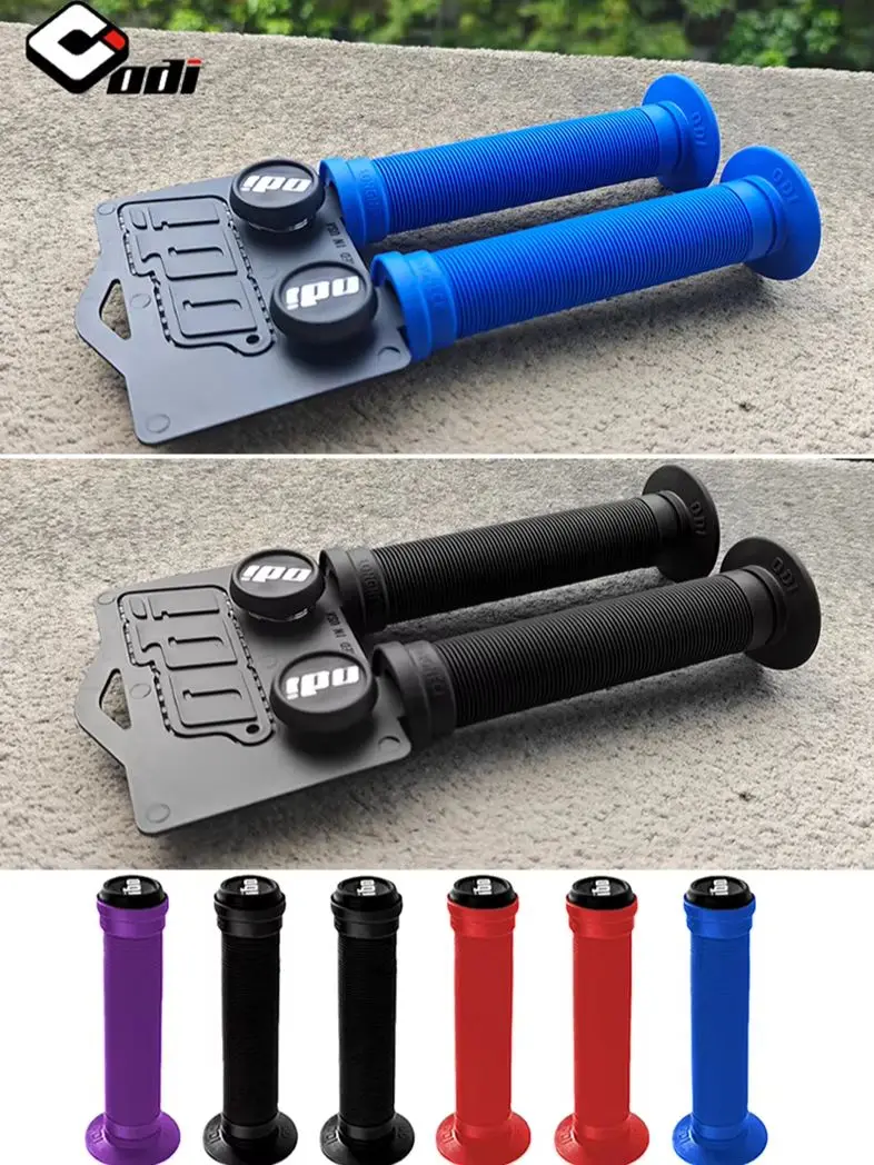AliExpress NONE ODI 15cm Longneck ST MTB Grips 22mm Road Bicycle Grip Anti-slip Shock-absorbing Handlebar Grip Colorful Bar End Plug Bike Part