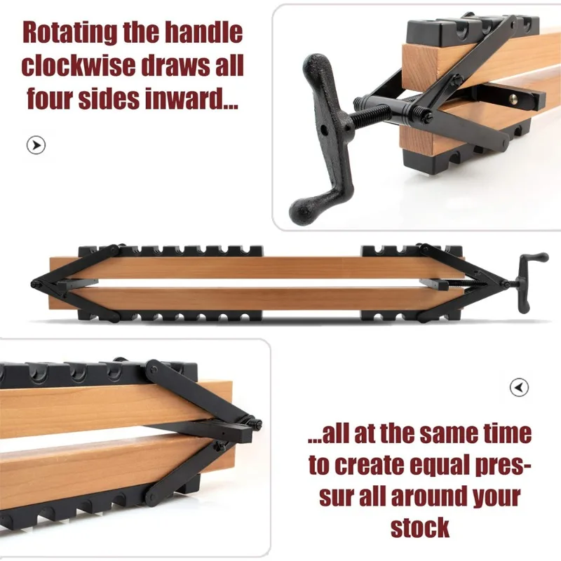 New tool steel + engineering plastic material woodworking puzzle fixture