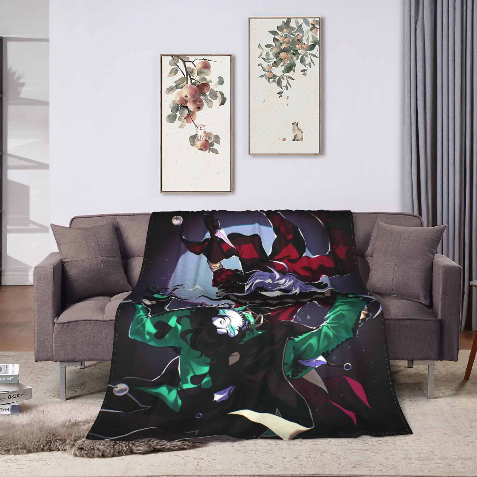 The Freak Circus Soft Blankets  Travel Plush Throw Blanket Print Couch Chair Flannel Bedspread Sofa Bed Cover