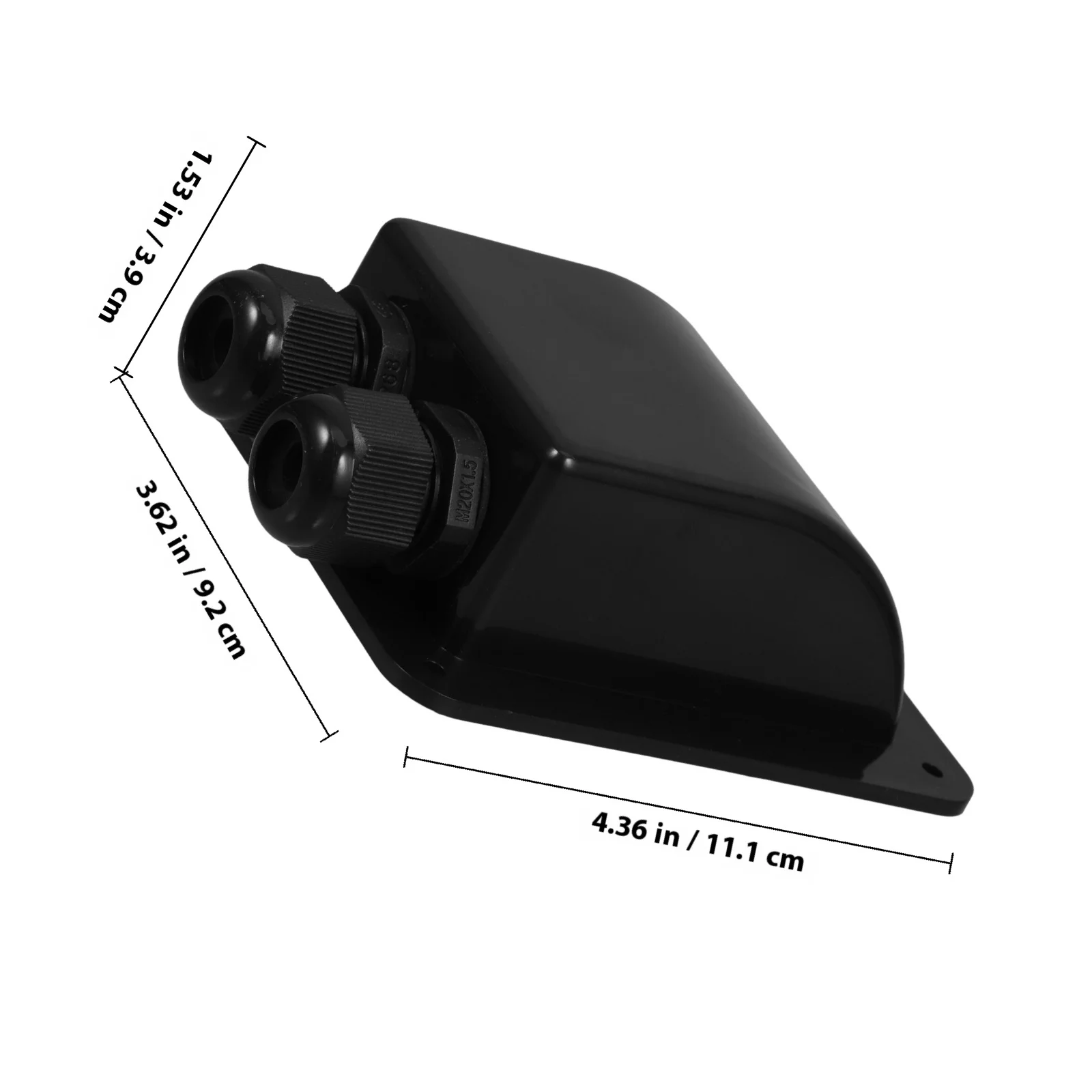 Solar Panel Cable Glands Uv Resistant Rv Yacht Accessory Durable Impact Resistant Easy Installation Solar Wiring Entry Box