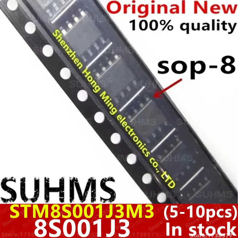 (5-10piece)100% New STM8S001J3M3 8S001J3 sop-8