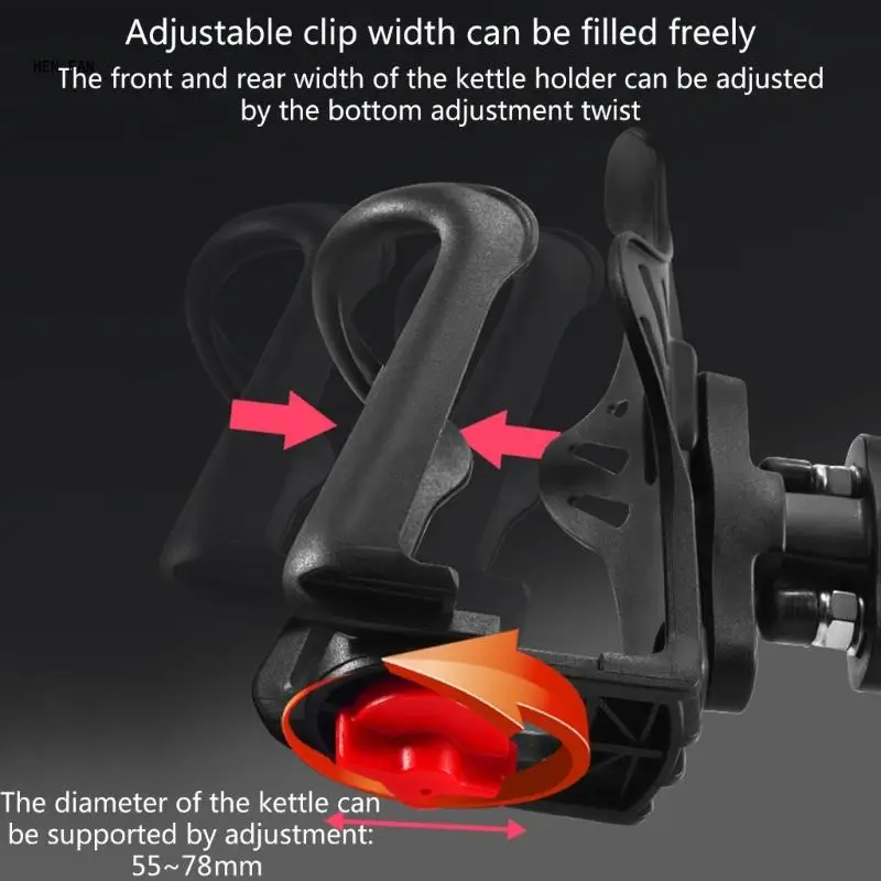 Adjustable Motorcycle Handlebar Cup Holder Bikes Water Bottle Cage Brackets Bike Drink Mount Rack Cycling Bottle Holder M89D