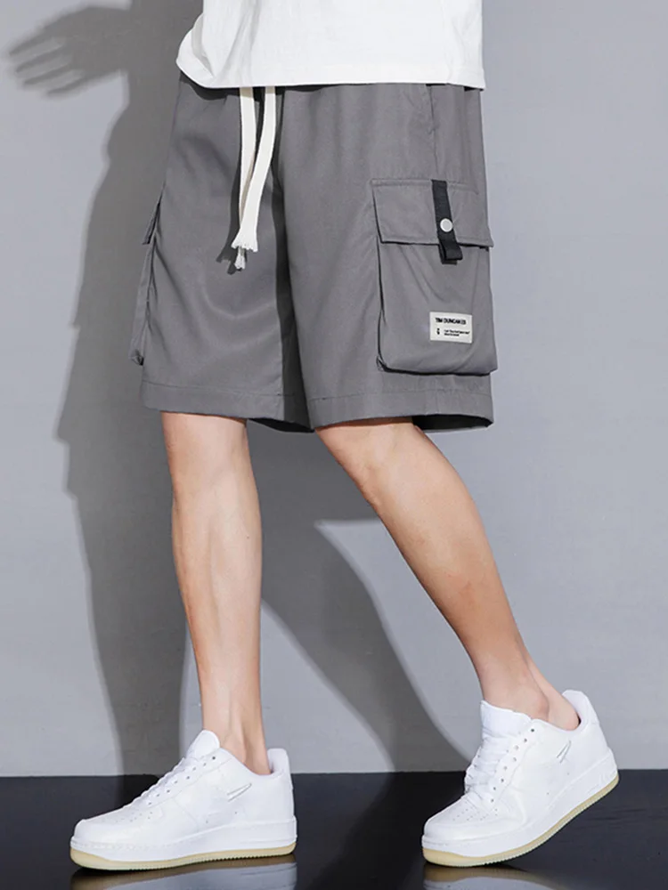 Baggy Short Workwear Shorts Techwear Cargo Men's Black Golf Multiple Pockets Tactical Man Summer Jeans Casual Pants