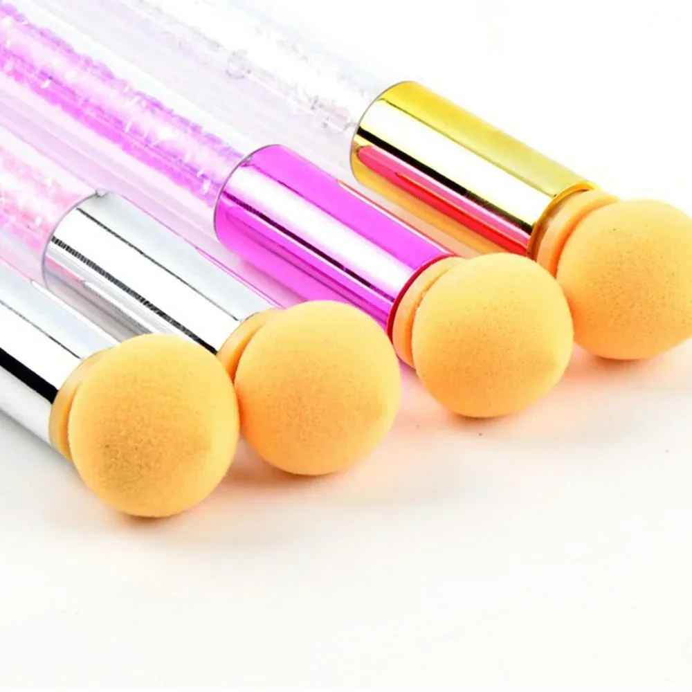 Nagelstempelpen met Diamond Halo Mini Stamping Tool Siliconen sponsapplicator voor Nail Art Designs