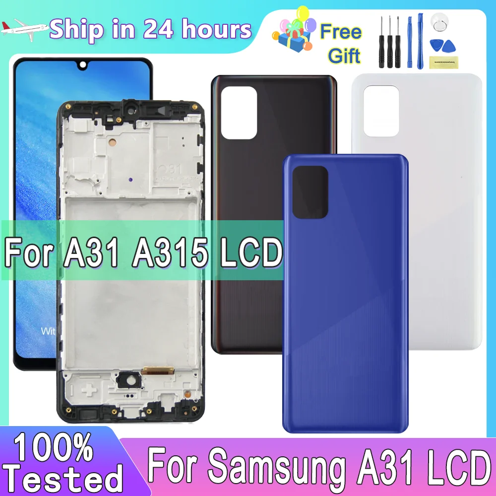 

6.36" 100% Tested For SAMSUNG GALAXY A31 A315 LCD Display Touch Screen Digitizer Assembly For Samsung SM-A315F A315F/DS A315G