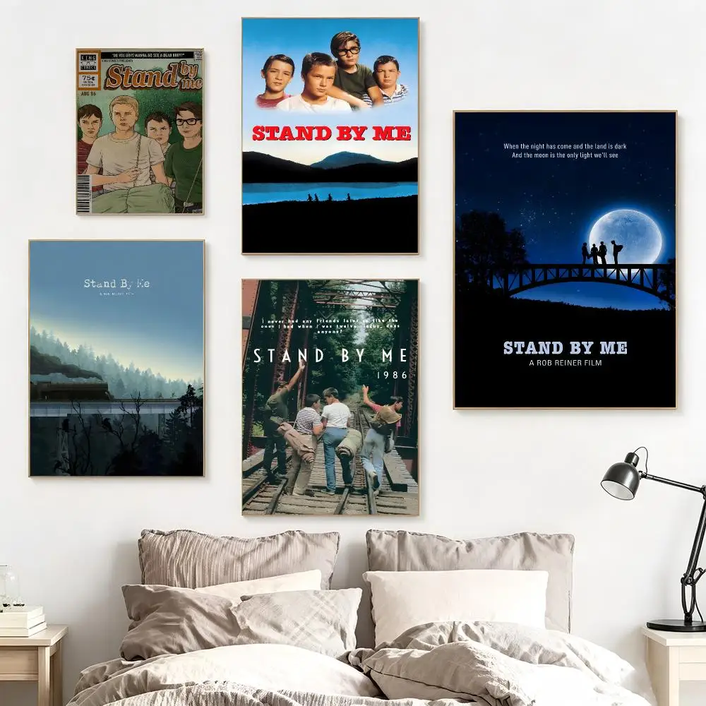 Classic Movie S-Stand by Me Poster impermeable para el hogar sala de estar dormitorio bar decoracion estetica