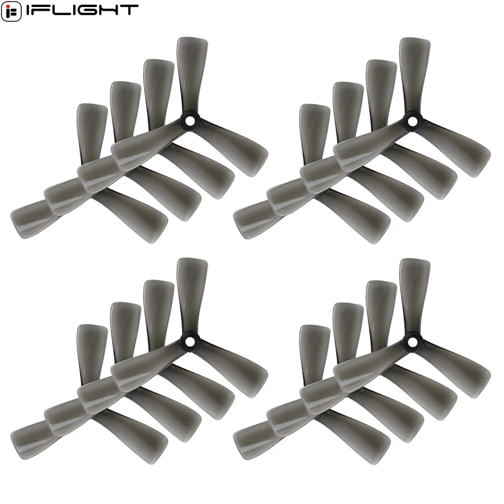 16pcs iFlight Nazgul 3535 3.5inch Cine Tri-blade/3 blade Propeller prop with 5mm Mounting hole for FPV Protek35 part (8 Pair)