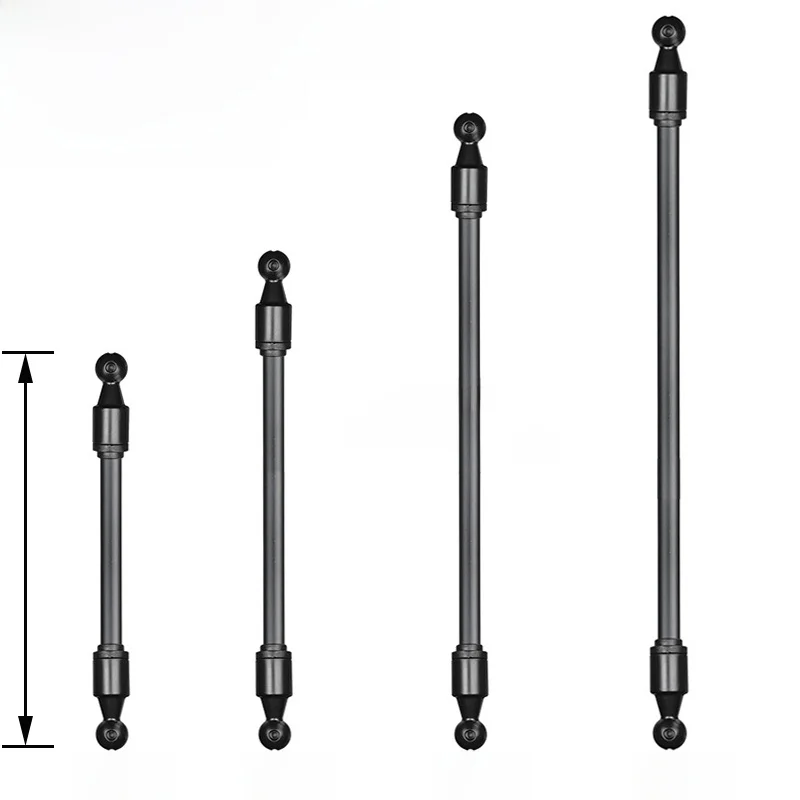 

7mm Diameter Ball Head M Head Dual Head Single Pole 22 to 52 Cm Long Pole Accory Connector for Car Phone Holder