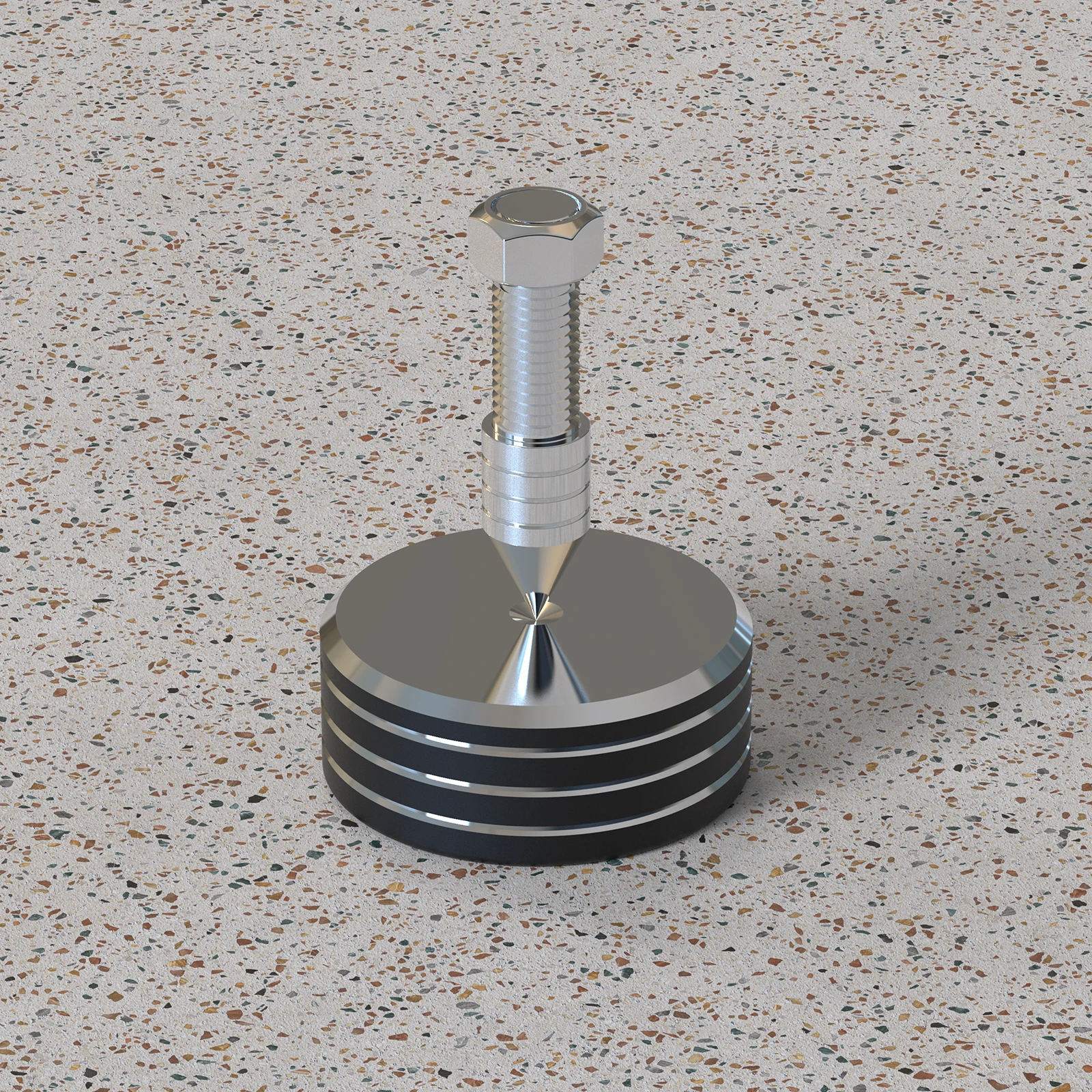 Preffair M6 M8 M10 Edelstahl-Lautsprecher mit Gewindespikes, Hifi-Audio-Subwoofer, Isolationsständer, Fußkegel, höhenverstellbar – Detail 4