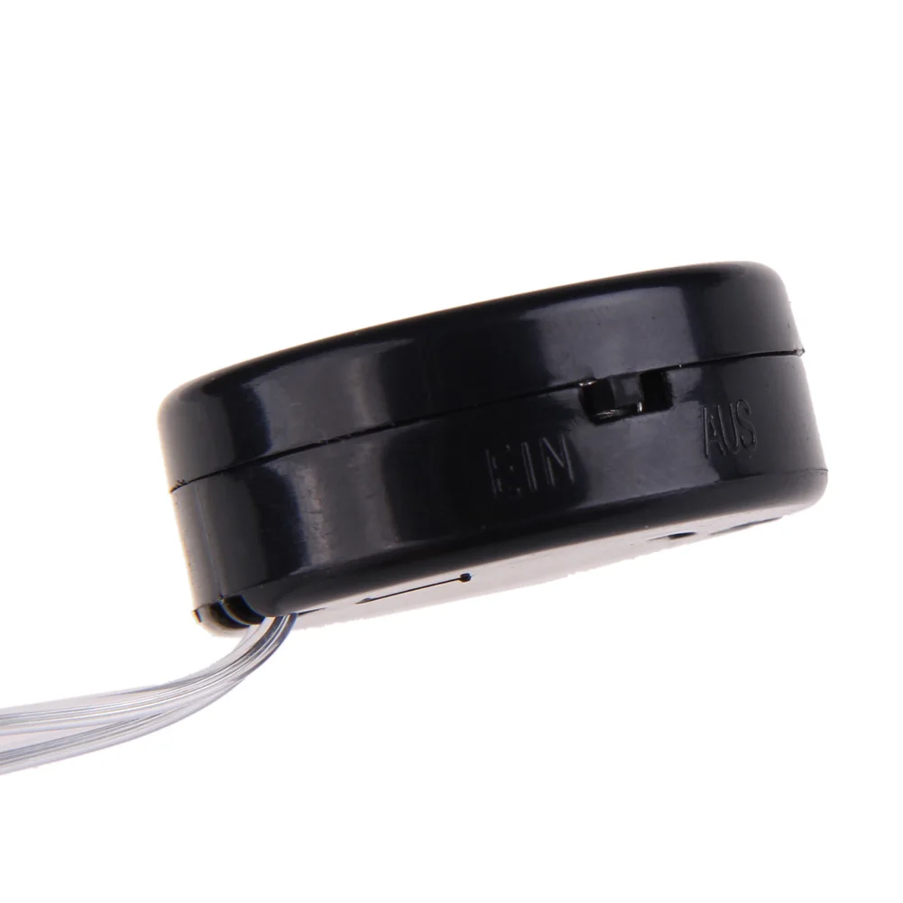 CR2032 Battery Button Cell Battery Holder Case Box with Switches Battery Storage Box Battery Box for Flash String Light