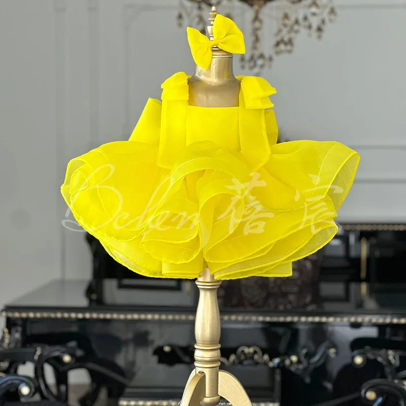 IMEKIS Toddler Kids Girls Butterfly Dress Sparkle Sequins Tulle Wedding Formal Birthday Dresses 2-10T