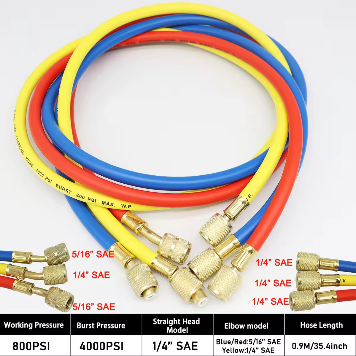 4000psi r410a 1.5 מ '/1.2 מ'/0.9 מ '/מ'/מ '/מ'/מ'