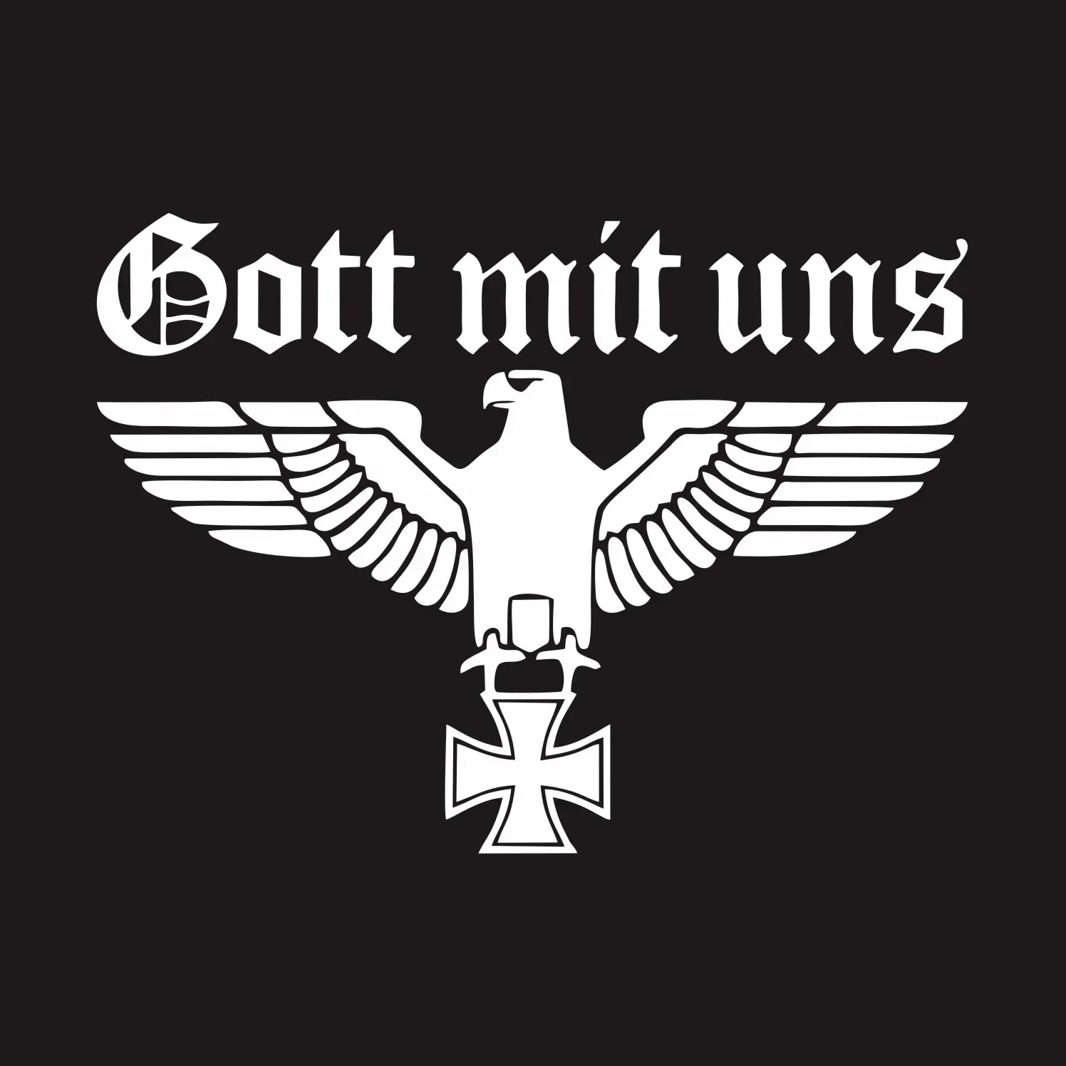 Car Decal for Gott Mit Uneagle Vinyl Decal Motorcycle Accessories Decal Exterior Decoration Decal, 16cm