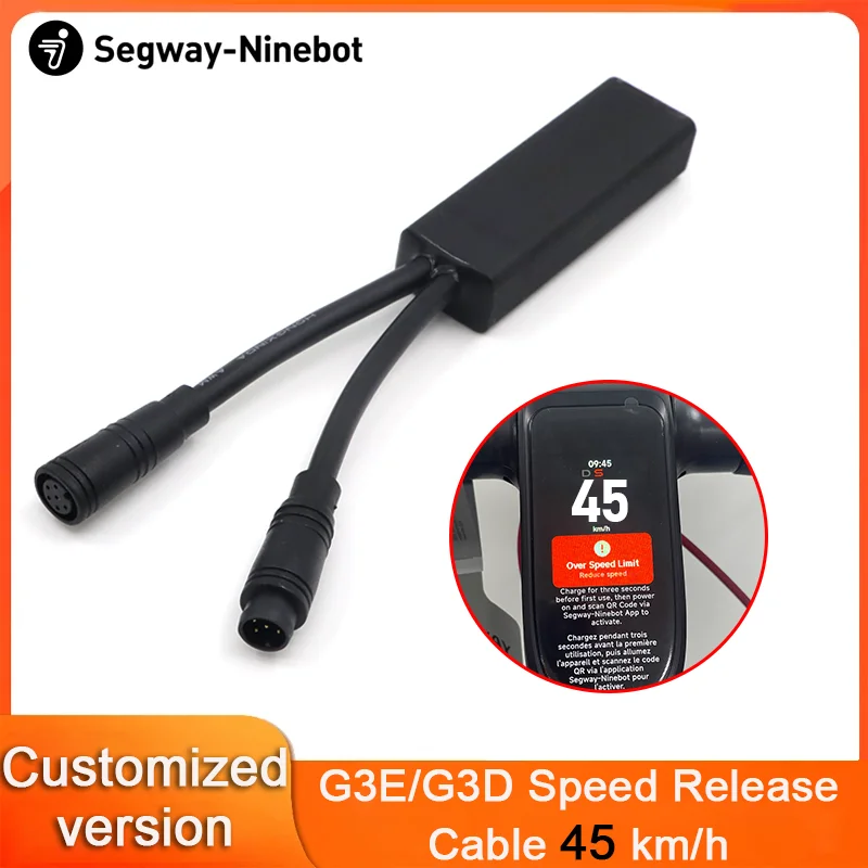 Speed Release Cables Customized for Ninebot by Segway Max G3E/G3D Scooter Max Riding Speed 45km/h Unlock Speed Limit Cables