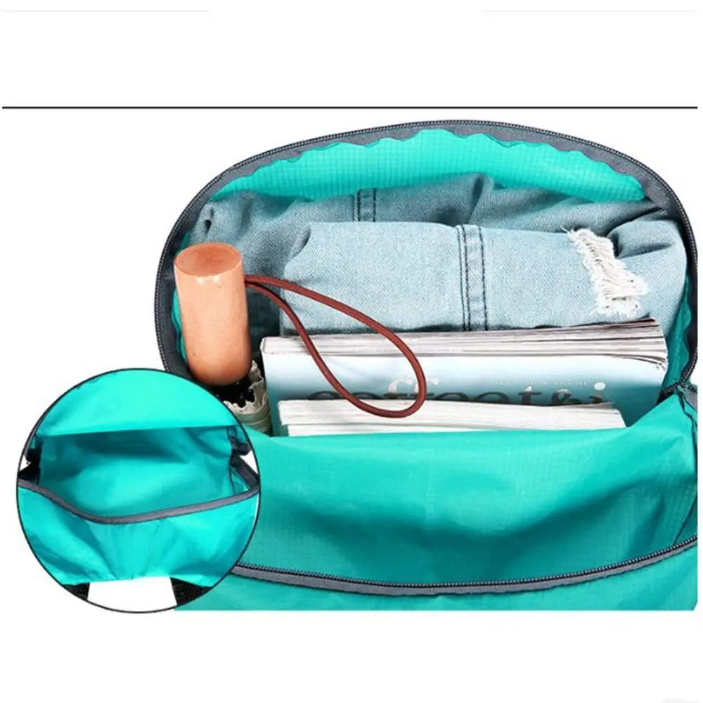 Outdoor Ultralight Nano Waterproof Folding Handy Bag Lightweight Packable Backpack Travel Daypack Men Women Daypacks view 2