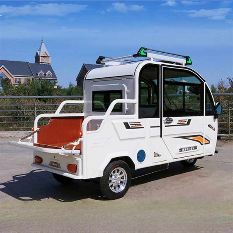 China Motorized Tricycle Cargo 60V 1000W Wheel Electric Cargo Trike Best Safety Popular Cargo Electric Tricycles