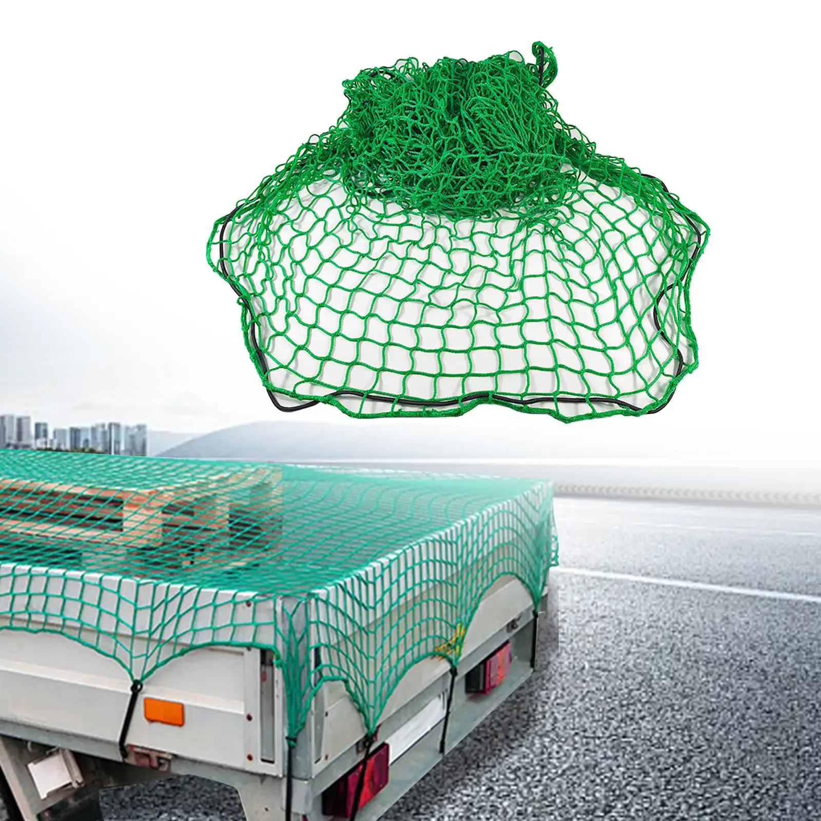 Generic Cargo Net Nylon Heavy Duty for SUV Roof Rack Truck Bed Trunk