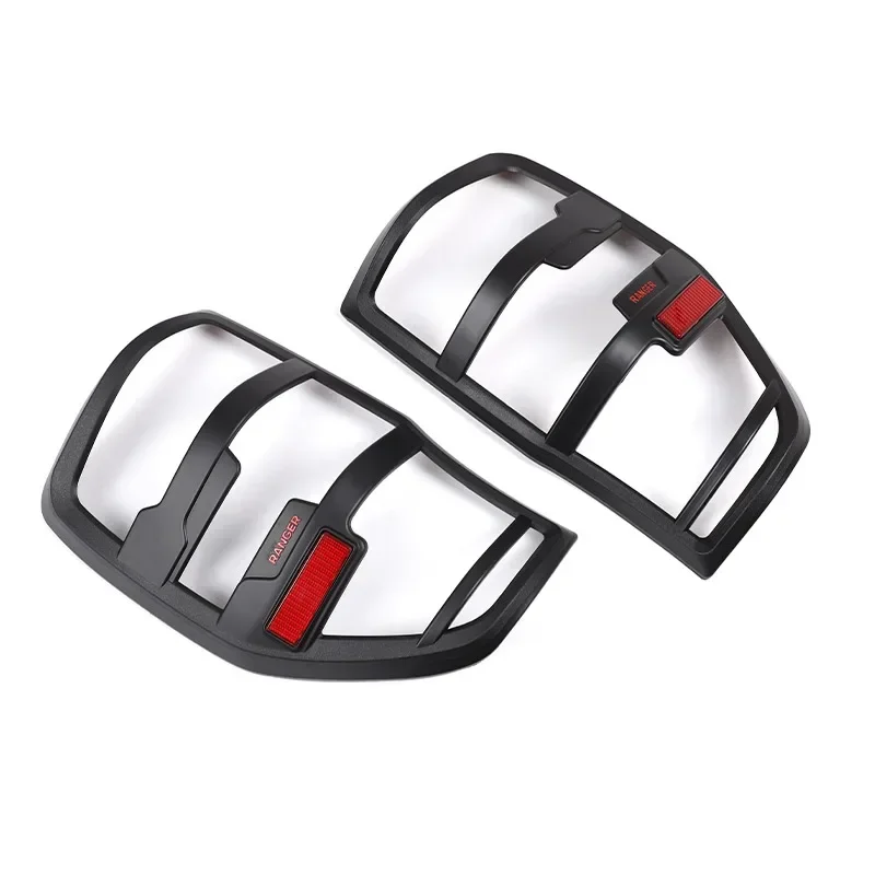 

For Ford Ranger Wildtrak T6 T7 T8 12-20 ABS Car Rear Fog Lamp Brake Lamp Protective Cover Decorative Frame Car Accessories