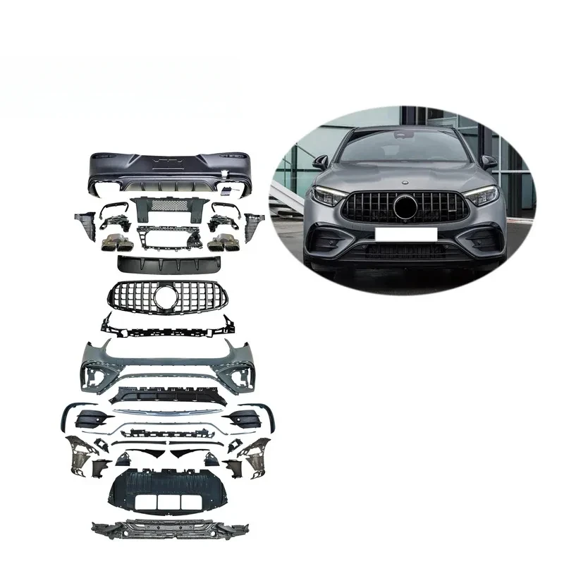 

GLC Modifying Conversion Kit C254 Bodykit Bumper Grille GLC63 Coupe New Condition Car Upgrade